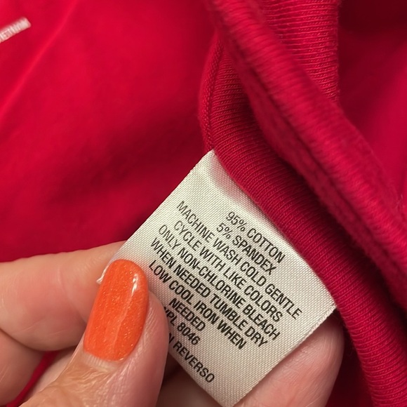 Style & Co cotton stretch skorts pockets casual RED NWOT size Small relaxed - Picture 5 of 10